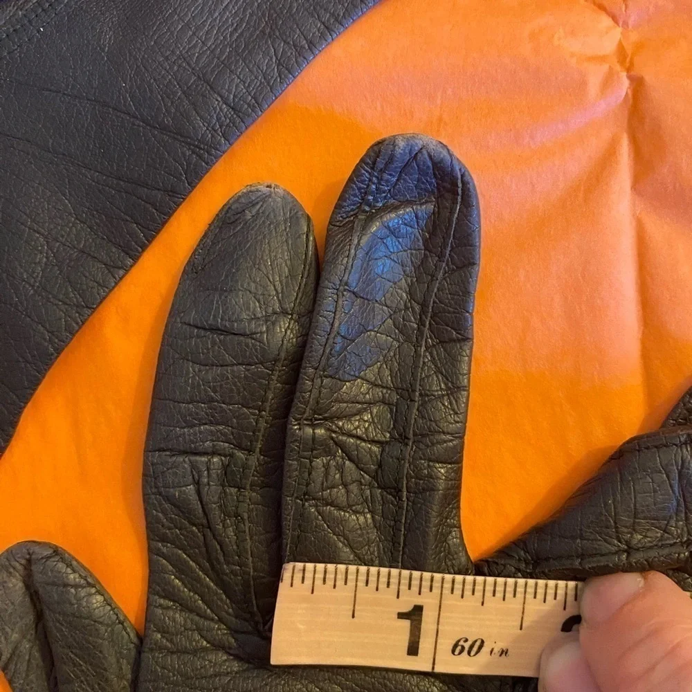 Aris vintage Brown Kid Leather dress gloves size 7